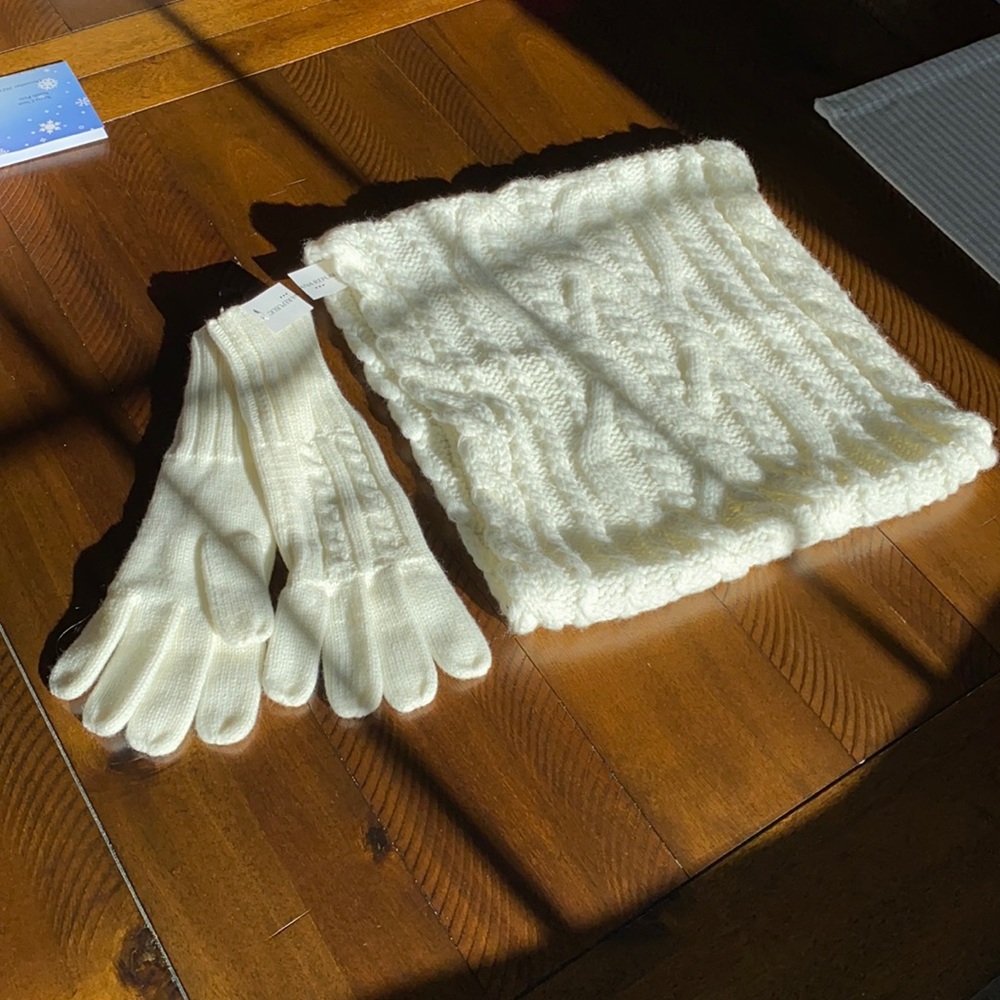 Lot of NWT Banana Republic Infinity Scarf and Gloves